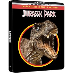 CINE - JURASSIC PARK (PARQUE JURASICO) (4K UHD + Bluray) (ED. ESPECIAL METALICA 30 ANIVERSARIO)