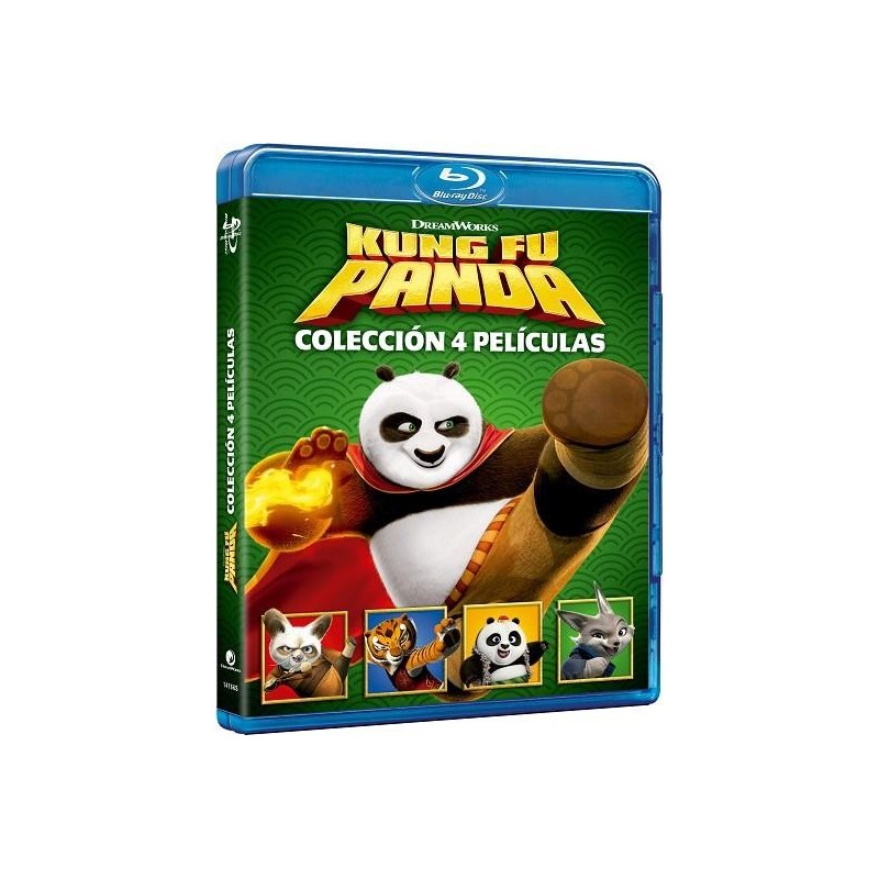 Kung Fu Panda 1-4 - Blu-Ray