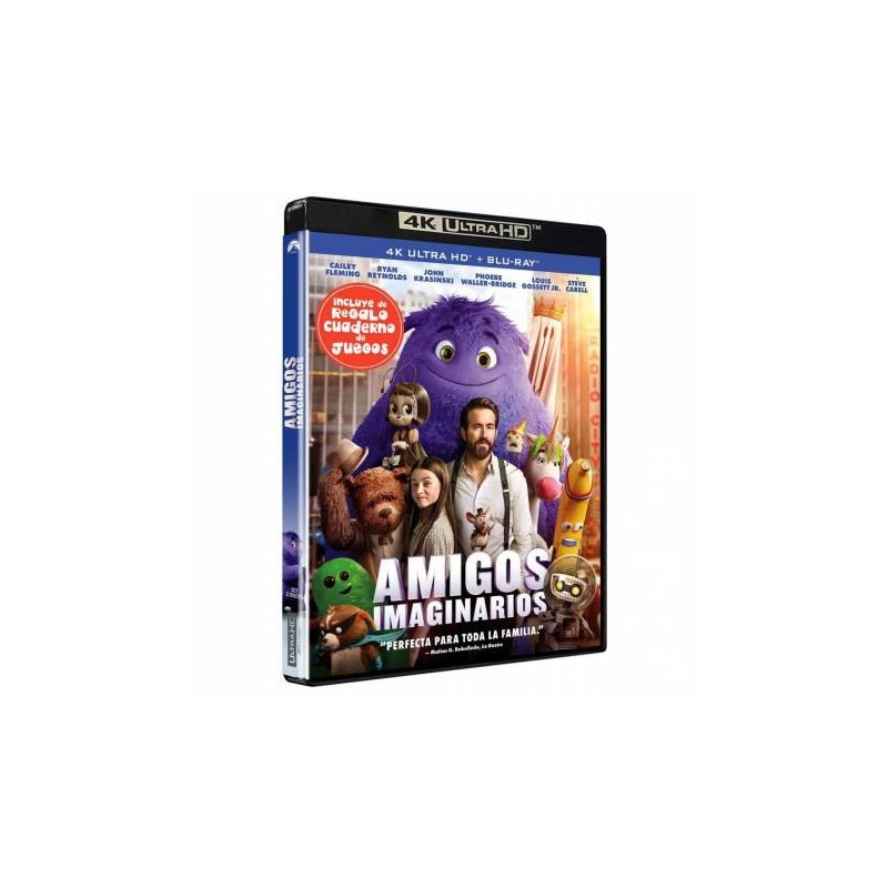 Amigos imaginarios (4K UHD + Cuaderno)