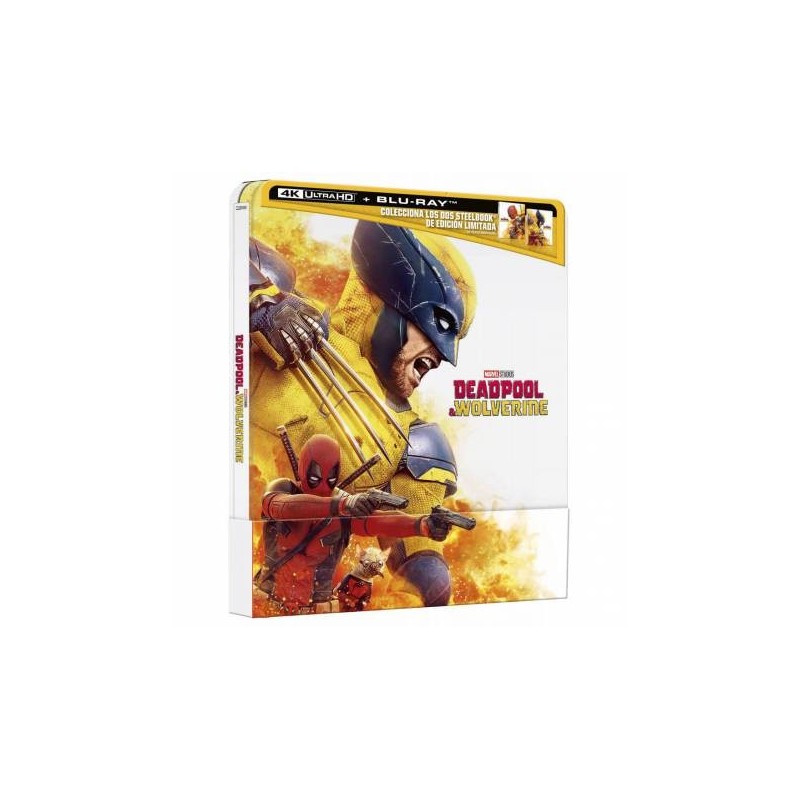 Deadpool y Lobezno, Steelbook 2 4K UHD-Bluray (2024) Deadpool & Wolverine