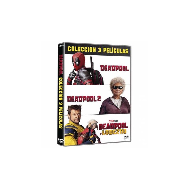 Deadpool + Deadpool 2 + Deadpool y Lobezno [DVD] (2016,2018,2024) Deadpool + Deadpool 2 + Deadpool & Wolverine