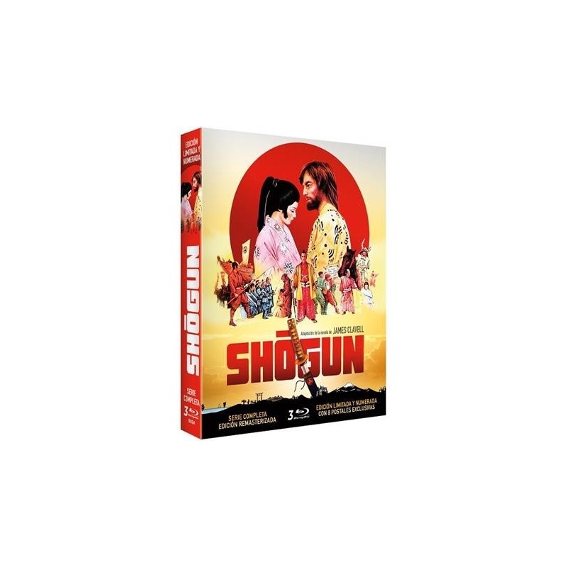 Shogun 1980 (3 Blurays) Serie TV con Funda y 8 Postales Exclusivas